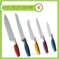 New Handle Ceramic Non Stick Coating Knife Set